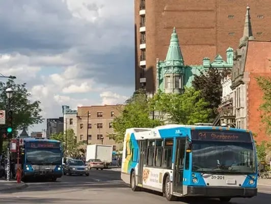 Comment venir en transport en commun chez Mayrand Anjou | Mayrand Entrepôt d'Alimentation