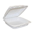 Plastic Take-out Container 8''x8''x3'' x75
