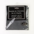 17'' x 17'' Charcoal Linen Napkin
