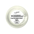 White Plastic Coated Paper Plate 7'' x125