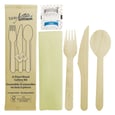 6-Piece Birch Wood Cutlery Kit x250