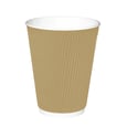 Triple Wall Insulated Kraft Hot Paper Cup 4 oz x40