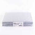 Silver Square Cake Cardboard 30,5 cm / 12'' x12