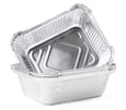 1 lb Aluminum Oblong Container x125