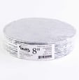 Silver Round Cake Cardboard 20,3 cm / 8'' x12