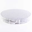 Silver Round Cake Cardboard 30.5 cm / 12'' x12