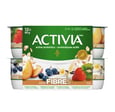 Peach blueberry vanilla strawberry kiwi cereal yogurt 12 x 95 g