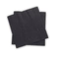 2 Fold Black Beverage Napkin 250 un