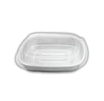 Large Aluminum Container with PET Dome Lid 25 un