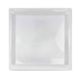 White Plastic Square Tray 16''x16''