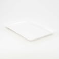 White Plastic Rectangular Tray 12''x18''