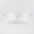 Clear Plastic Oval Salad Bowl 1.9 L