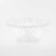 Clear Plastic Salad Bowl 12'' 