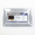 Clear Plastic Rectangular Plate 12''x7.5'' x10