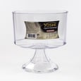 Clear Stemmed Plastic Punch Bowl 120 oz
