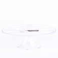 Clear Plastic Cake Stemmed Stand 12