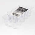Clear Plastic Cocktail Verrine Duo x10