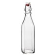 Clear Glass Bottle with Stopper 17 oz / 50 cl
