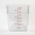 Clear Square Container 18 L