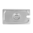Slotted Cover Food Pan Polycarbonate 1/4 Size