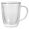 2 Duetto Double Wall Mugs 11 oz / 325 ml