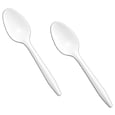 White Polypropylene Teaspoon x1000