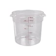 Round Polycarbonate Food Storage Containers 18 QT / 17 L