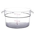 Round Polycarbonate Food Storage Container 2 Qt