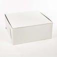 White Cardboard Cake Box 10''x10''x5'' x100