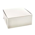 White Cardboard Cake Box 6.5''x6.5''x3.5'' x250