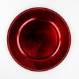 13'' Pearl Contour Charger Red Plate