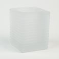 Frosted Square Candle Holder