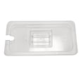 Slotted Cover Food Pan Polycarbonate 1/3 Size
