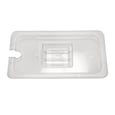 Slotted Cover Food Pan Polycarbonate 1/4 Size