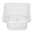 Food Pan Polycarbonate 1/6 Size x 2-1/2
