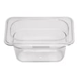 Food Pan Polycarbonate 1/9 Size x 4'' Deep