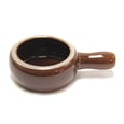 Onion Soup Bowl Brown Ceramic 8 oz