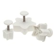 Star Shape Plastic Cutters Set of 3 Pieces
