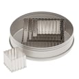 Stainless Steel Square Cutters Set of 5 Pieces