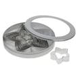 Stainless Steel Star Cutters Set of 8 Pieces