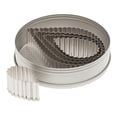 Stainless Steel Flutted Tear Drop Cutter Set 5 Pieces