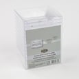 Square Clear Plastic Mini Reception Plate x12