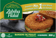 Halal Cooked Breaded Chicken Burgers 800 g