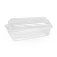 Clear Rectangular Container and Lid 27 oz / 765 ml x50