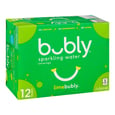 Lime Sparkling Water 355 ml x12