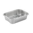Combo Rectangular Aluminum Container with Lid 24 oz / 725 ml