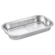 Combo Rectangular Aluminum Container with Lid 22 oz / 650 ml