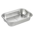 Combo Rectangular Aluminum Container with Lid 1026 ml / 35 oz