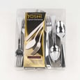 Silver Plastic Cutlery Kit x80