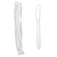 Indiv. Wrapped White Plastic Knife x1000